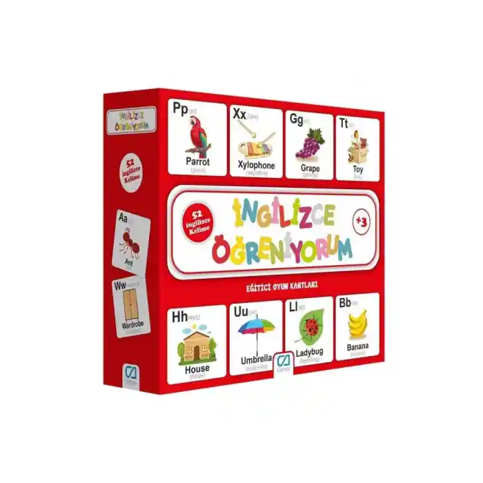Games İngilizce Öğreniyorum Eğitici Oyun Kartları 52 Kart 5044