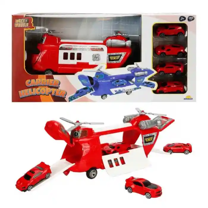 GARAJ SET POLİS AMBULANS ASKER TAŞIYICI HELİKOPTER ARB 3R