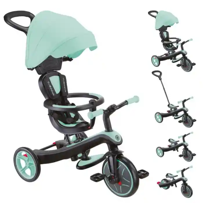 Globber Explorer 4in1 Trike Bisiklet Mint Yeşili