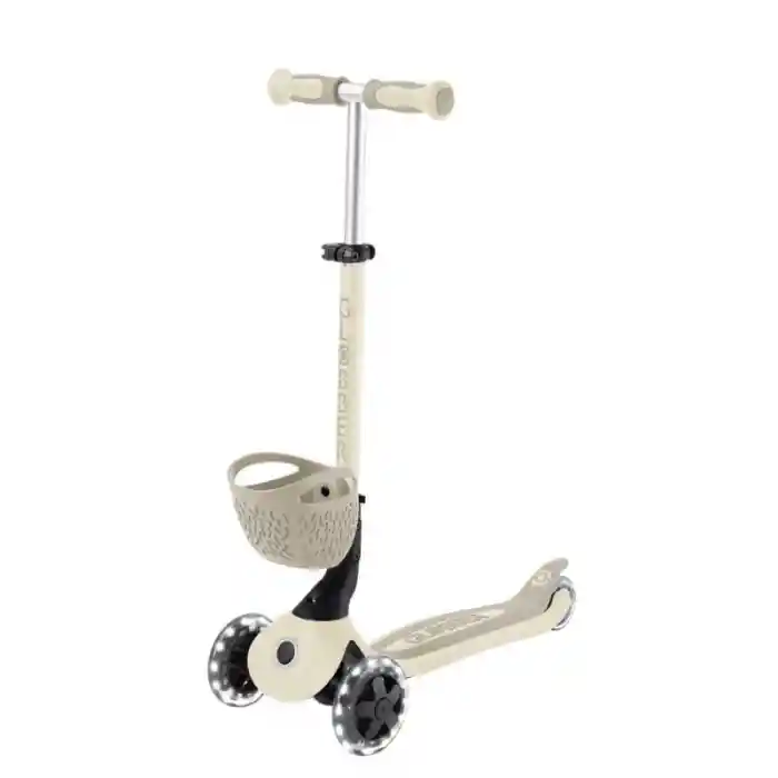 Globber Go Up Baby 360 Işıklı Scooter Koyu Bej