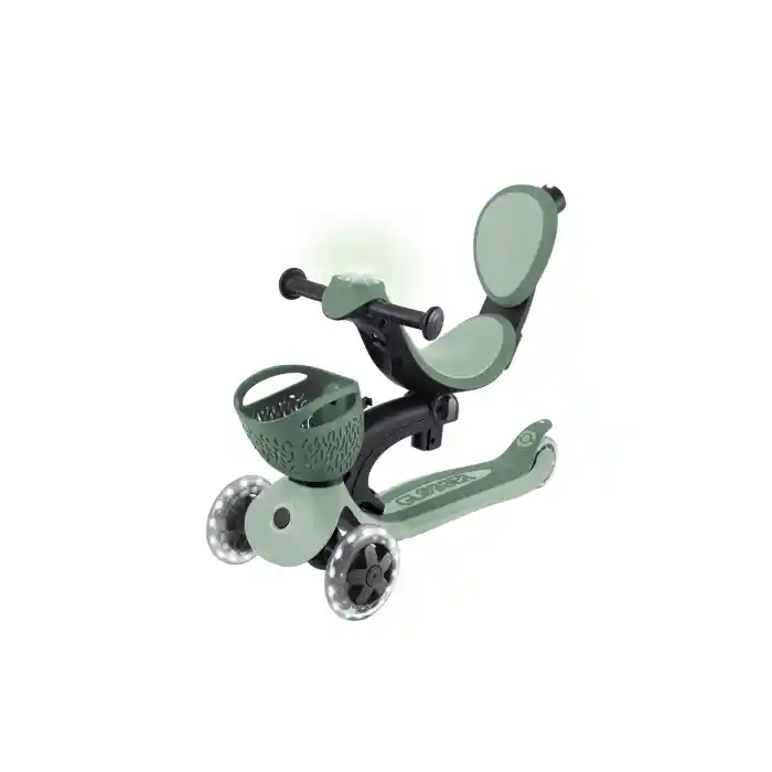 Globber Go Up Baby 360 Scooter (Işıklı) Zeytin Yeşili