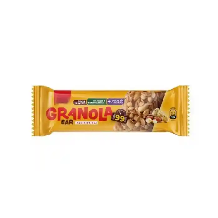 Granola Bar 25 Gr Fıstık