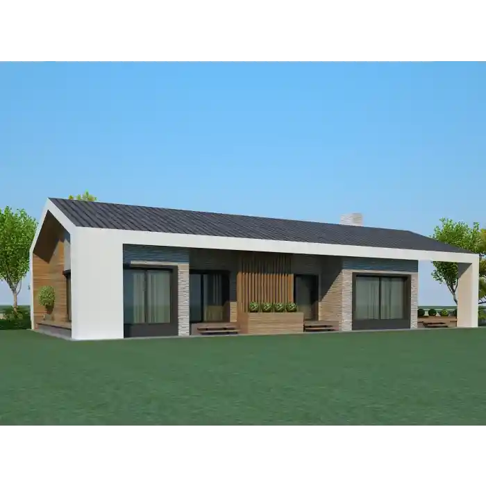 Hafif Çelik Villa Konsept Proje (Tek Katlı)