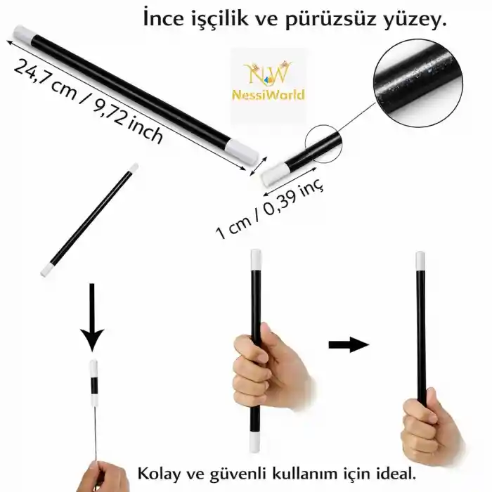 Hareket Eden Sihirli Değnek Çubuk 24 cm