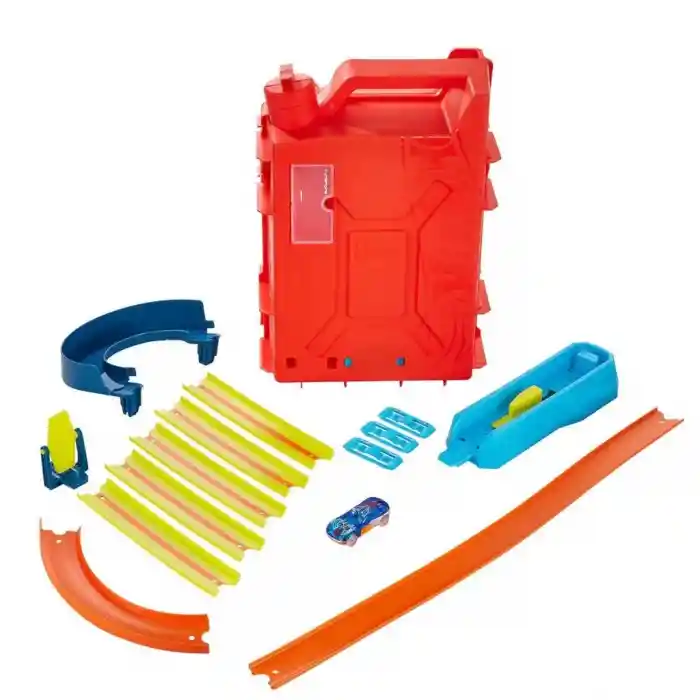 HDX78 HW Track Builder Benzin Bidonu Akrobasi Seti,  Track Builder