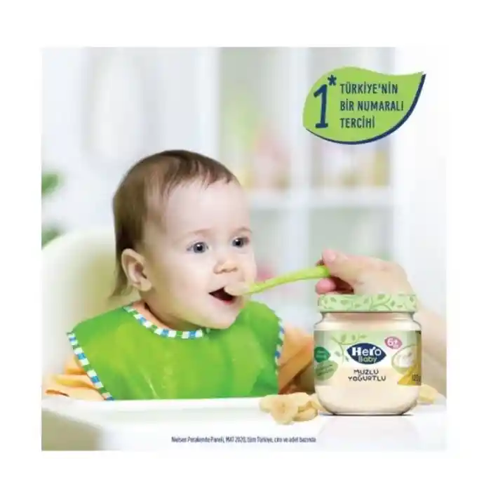 Hero Baby Muzlu Yoğurtlu Kavanoz Mama 120 Gr