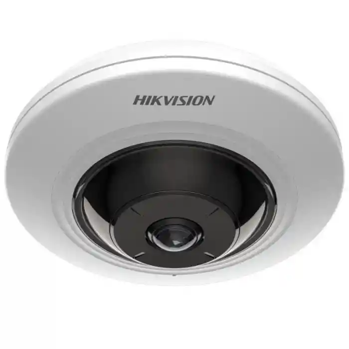 HIKVISION DS-2CD2955G0-ISU 5MP FISHEYE 1.05MM M12 LENS CMOS 8MT BLC, ROI, 3D DNR H.265+/H.265/H.264+/MJPEG IP DOME KAMER