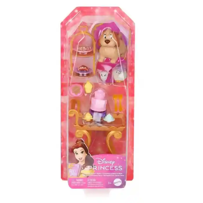 HLW19NessiWorld Prenses Belle ile Çay Saati Oyun Seti