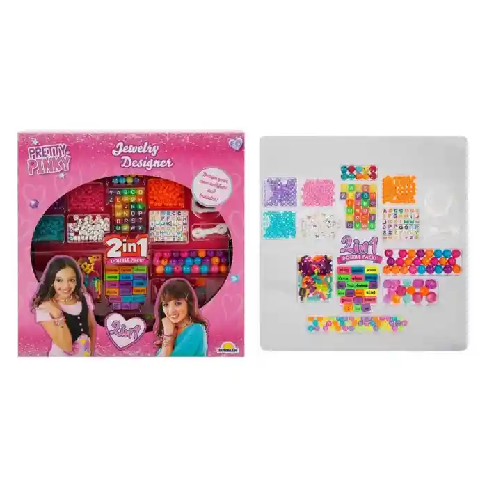 HOBİ SET 2İN1 BONCUK TAKI TASARIM HARFLİ