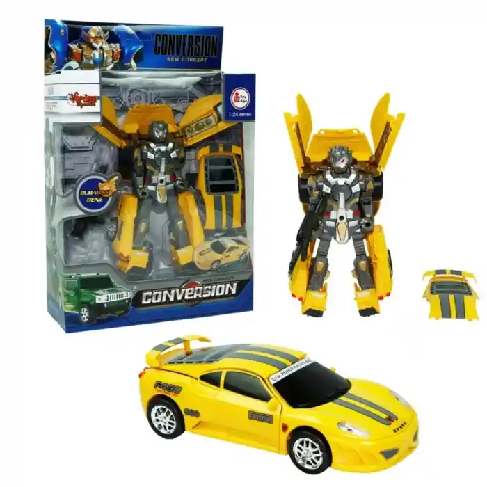 HW-899-1-2-5 KUT. DÖNÜŞEBİLEN ROBOT JEEP 1:24 -VRD