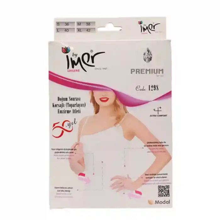 NessiWorld Emzirme Korse Atlet 1298 White