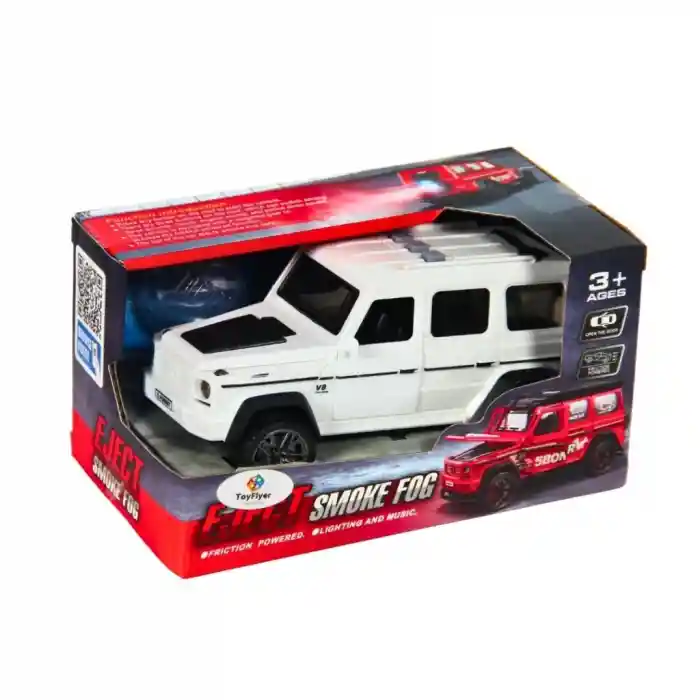 Işıklı Sesli Duman Çıkaran Sürtmeli Jeep BCP-1B