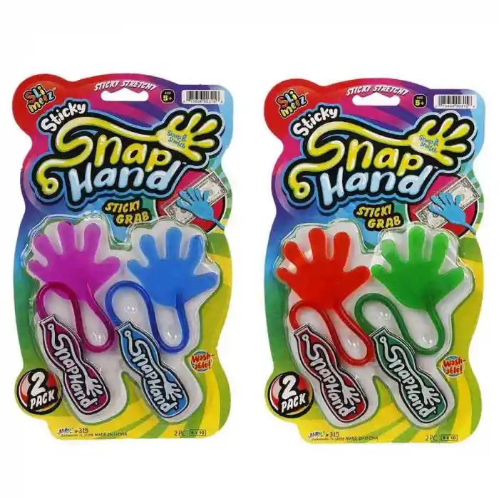 Snap Hand Jaru 2li Eğlenceli Yapışkan El 1 paket