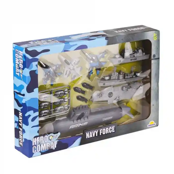 Jet Uçak Gemisi ve Denizaltı Askeri Oyun Seti