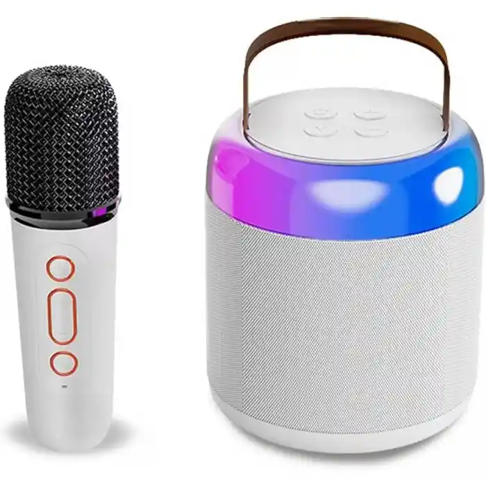 Kablosuz Mikrofonlu ve Işıklı Hoparlör
