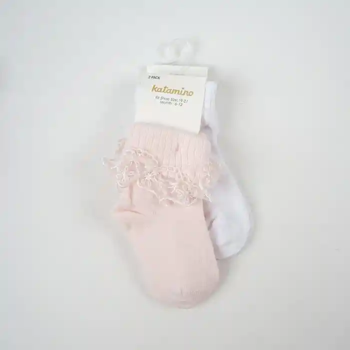 NessiWorld Akel 2li Aks. Bebek Soket Çorap K44023 (1 Adet Fiyatıdır)