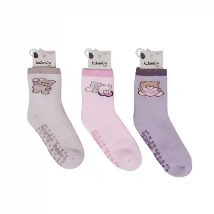 NessiWorld Riva Absli Kız Havlu Soket Çorap 250239 Asorti