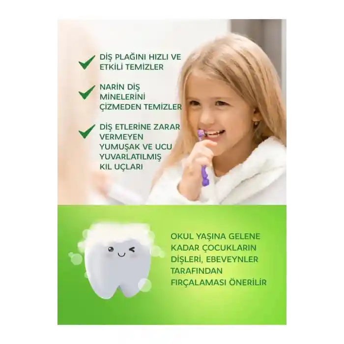 .Kids Ekstra Soft Diş Fırçası 3-7 Yaş