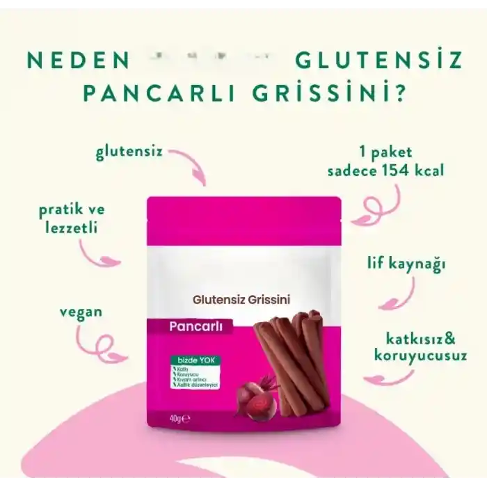 Kids Organik Pancarlı Grissini 40 Gr