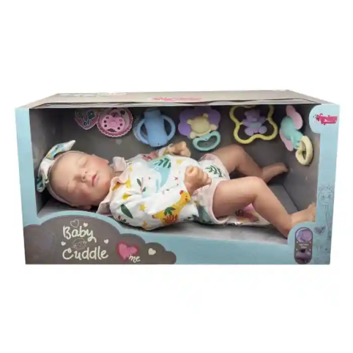 KNG-901-3,5902-1,4 KUTULU 43CM GERÇEKÇİ BEBEK -VRD