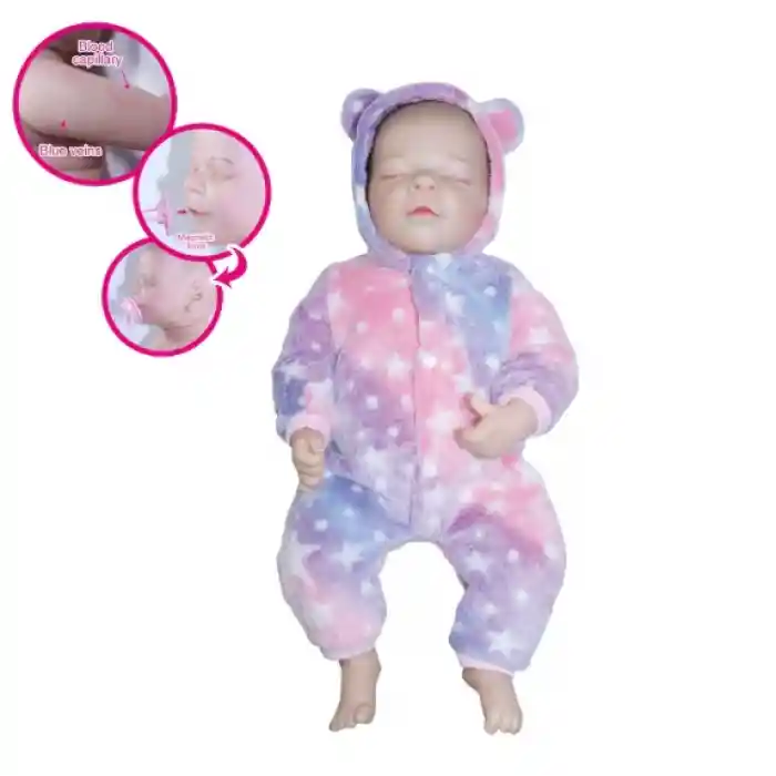 KNG-901-3,5902-1,4 KUTULU 43CM GERÇEKÇİ BEBEK -VRD