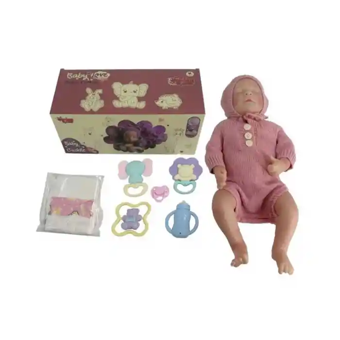 KNG-902-2A KUT 43 CM ANessiWorld GERÇEKÇİ BEBEK