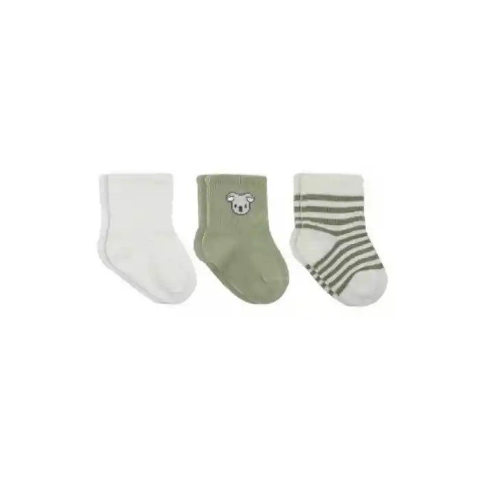 Koala Boy 3lü Penye Soket Çorap 10133 Ekru