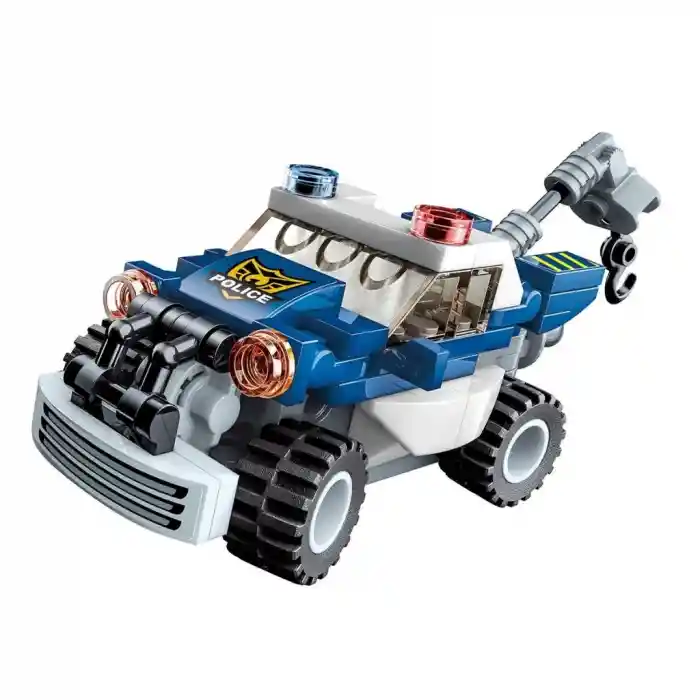 KP-41104 Polis Araçları Blok Seti -Vagon life