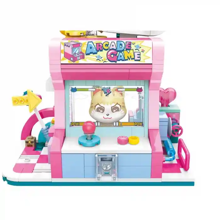 KP28019 Orange Cat Game Room Blok Seti -Vagon life