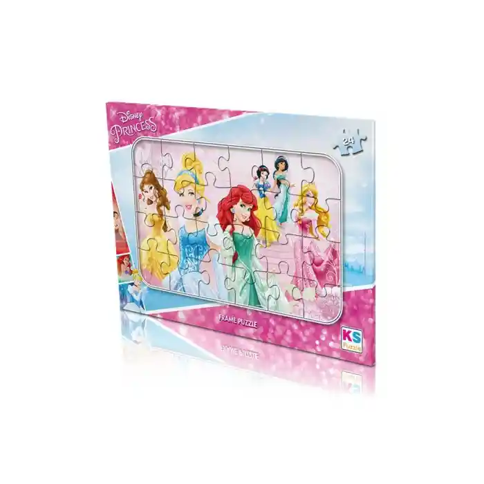 Ks Games 24 Parça  Princess Frame Puzzle
