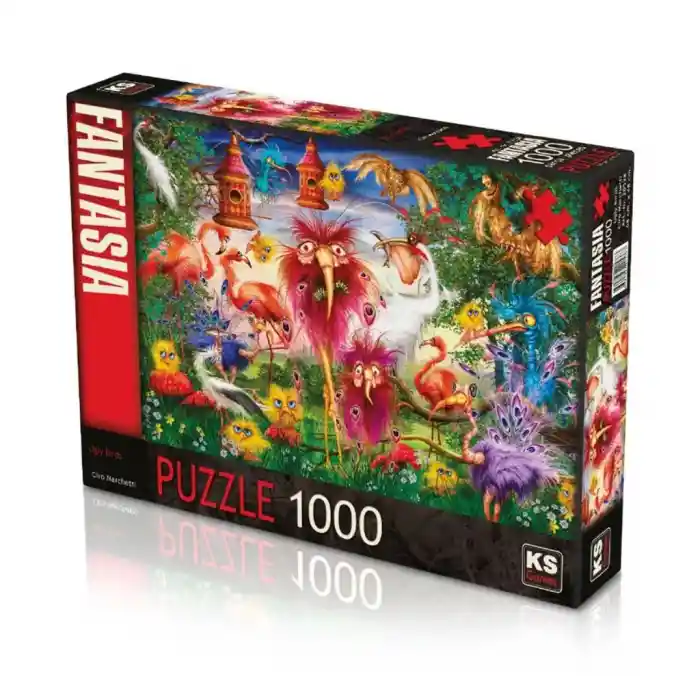 NessiWorld Ugly Birds 1000 Parça Puzzle