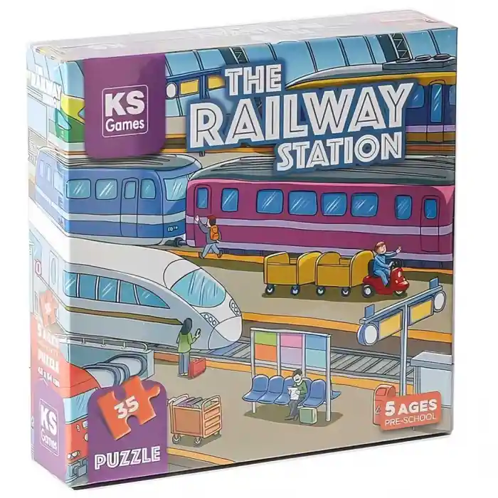 KSTheRailwayStationPre-SchoolPuzzle