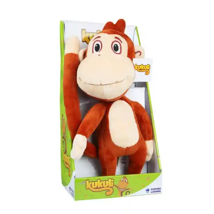 Kukuli Müzikli Peluş Oyuncak Maymun 55072