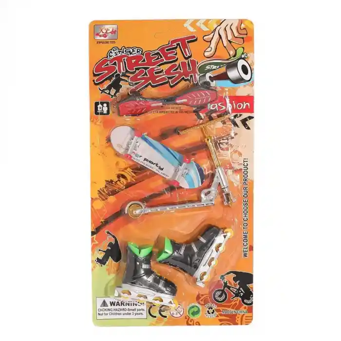 KZL-012-A7 Kartela Kaykay Paten Scooter Oyun Seti -Kızılkaya