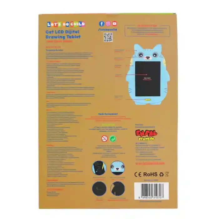 31070 Kedi Çizim Tableti 8.5 inç