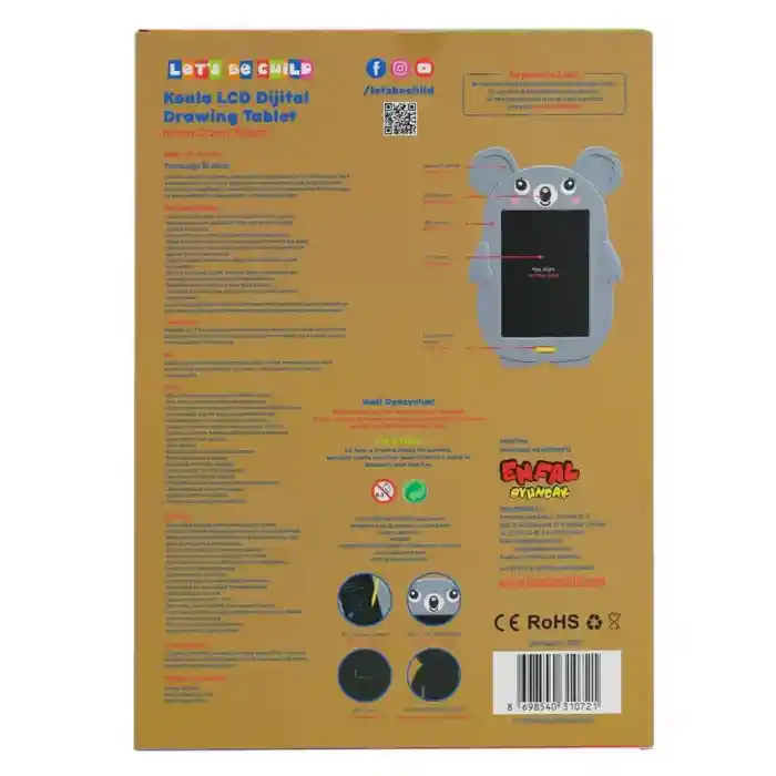 31072 Koala Çizim Tableti 8.5 inç