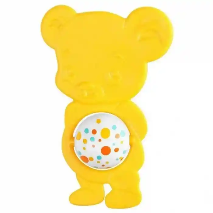 Sevimli Ayıcık Diş Kaşıyıcı ve Çıngırak