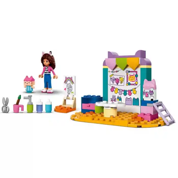 Gabby’s Dollhouse Karton Yavru Kedi ile El Sanatları 10795