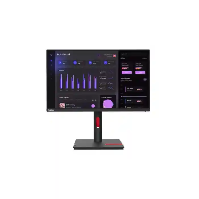 LENOVO 63CFMATXTK 23.8 4MS 1920x1080 VGA/HDMI/DISPLAY VESA PIVOT IPS LED MONITOR