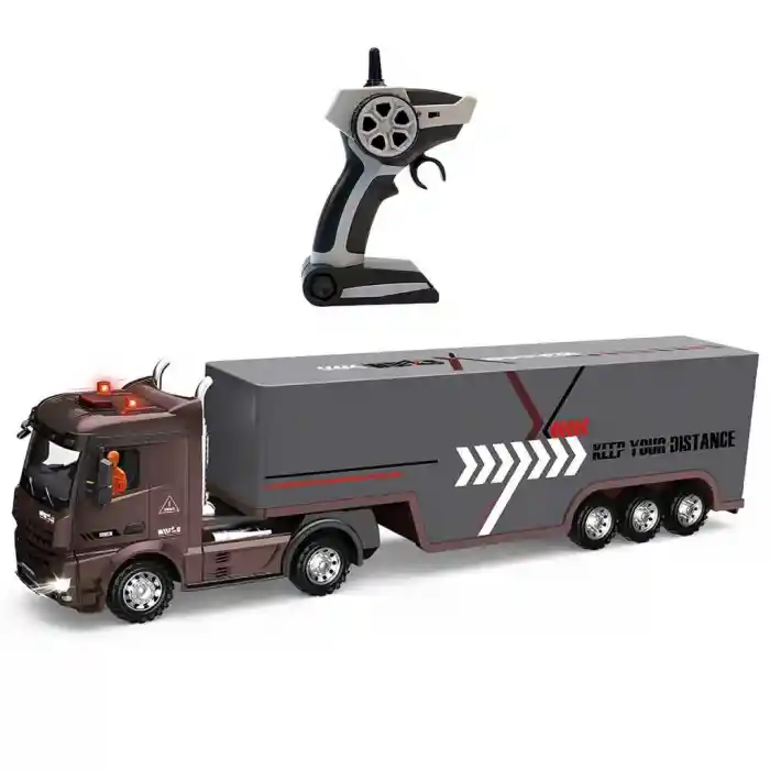 Long Vehicle Kumandalı Işıklı Dorseli Pilli Tır