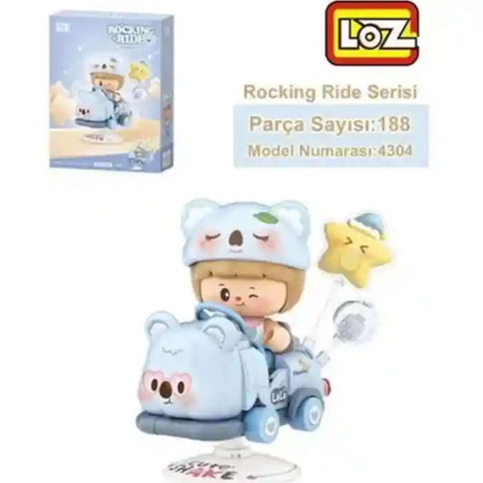 LZ-4304 NessiWorld KOALA SALLANMA SÜRÜŞÜ 188 PARÇA BLOCK OYUNCAK