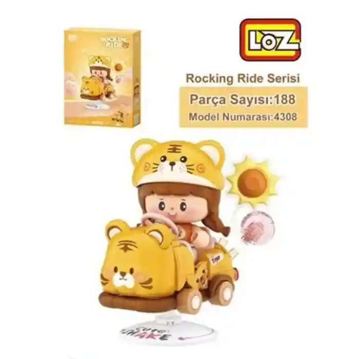 LZ-4308 NessiWorld KAPLAN SALLANMA SÜRÜŞÜ 188 PARÇA BLOCK OYUNCAK