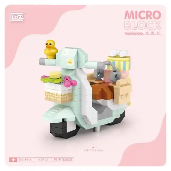 LZ8614 NessiWorld Sevimli Motor Blok Seti NessiWorld Poşet