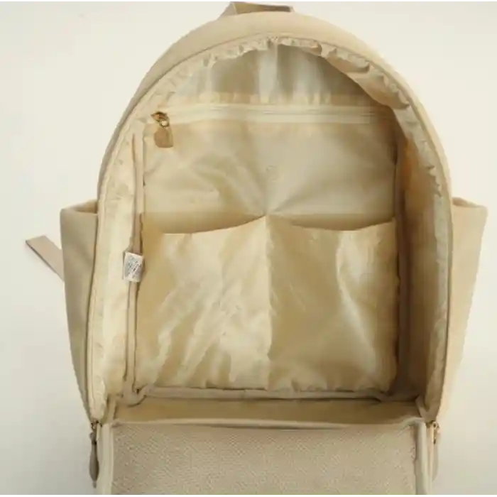 M&Y Diamond Anne Bebek Bakım Sırt Çantası 7345 Krem