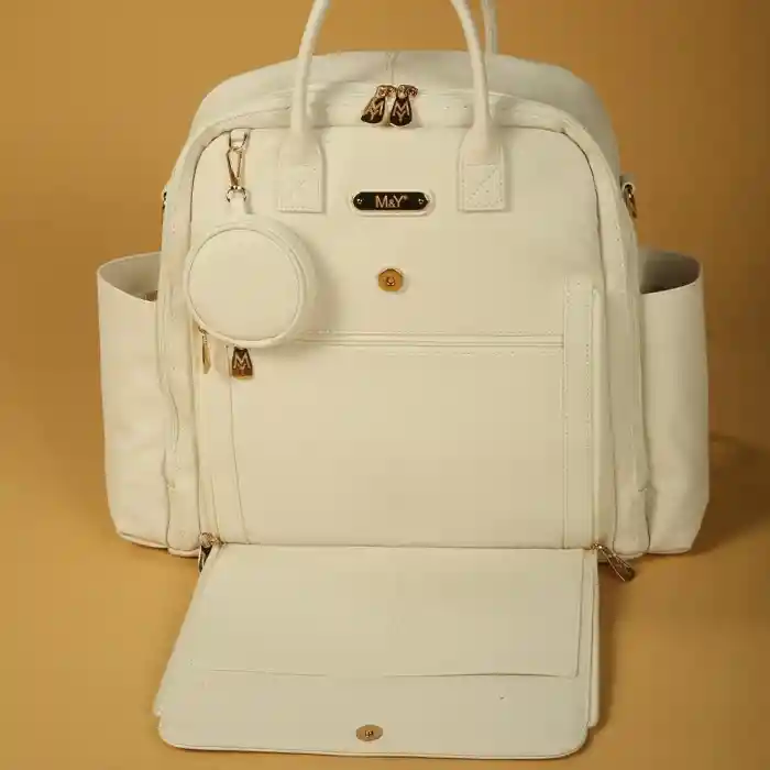 Maia Anne Bebek Bakım Sırt Çantası 7310 Krem