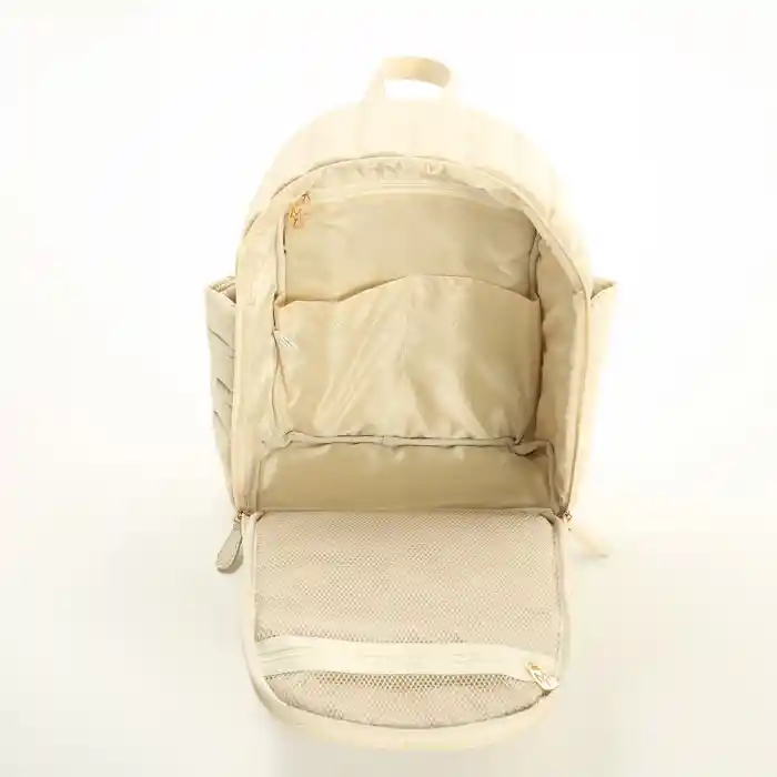 M&Y Puff Anne Bebek Bakım Sırt Çantası 7335 Krem