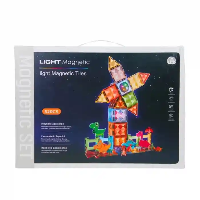 Magnetic Tiles Light Version 82 Parça