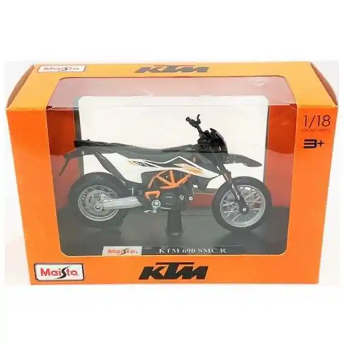 Maisto 1/18 KTM 690 SMC R Motosiklet