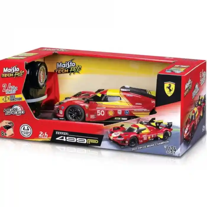 Maisto 1/24 Uzaktan Kumandalı Endurance Ferrari 499P Yarış Arabası