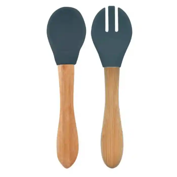 Mama Kaşığı ve Çatal Seti Deep Blue